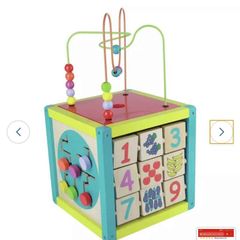 Activity wooden box