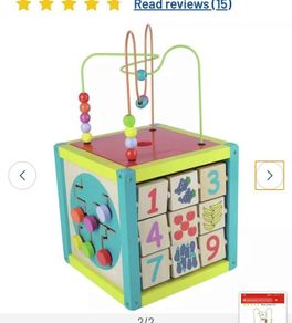 Activity wooden box