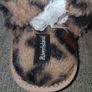 Brand New River Island Fluffy Leopard Print Sling Back Slippers - Size - C9 - RRP - 14.00 - Sterling - 19.99 - Euro Image 5