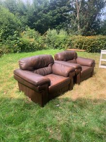 leather arm chairs