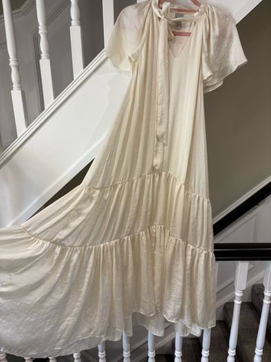 h&m tiered dress