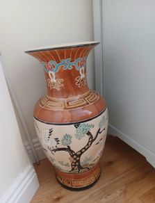 Oriental floor vase