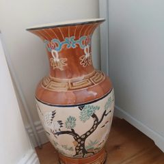Oriental floor vase