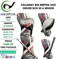 Callaway Big Bertha 2023 Driver / 10.5 Degree / RCH 55 A Senior