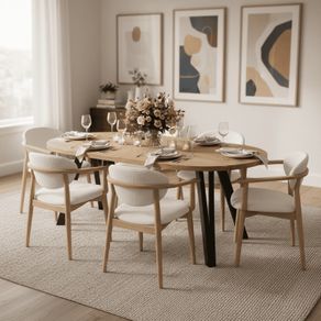 Marco Modern Extendable Round Dining Table 100-140