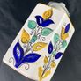 Vintage Haban Style Art Pottery Hand Painted Medicinal Jar Image 5