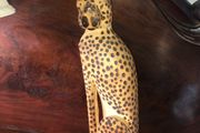 Wooden leopard