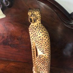 Wooden leopard