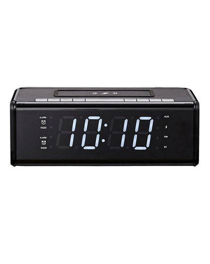 Bluetooth Clock Radio with Qi Charger