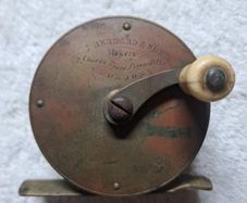 Antique brass J Bernard of Picadilly fishing reel