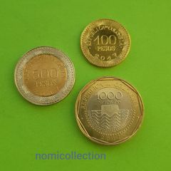 Colombia 2017 year Uncirculated coins.