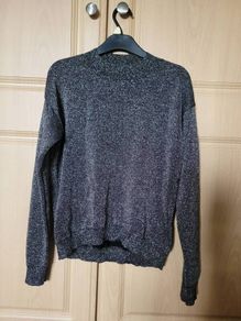Hugo boss merino wool silvery jumper