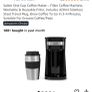 Salter one cup coffee maker with travel mug.  Only used 3 times so perfect condition. Image 8