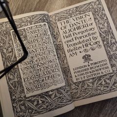 The Vision of Dante Alighieri or Hell Purgatory and Paradise ! hardcover ! Published by J.M. Dent & Sons !
