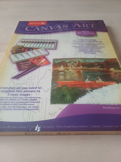 Reeves Canvas Art Oil Paint Set NEW