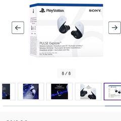 SONY PULSE Explore PS5 Wireless Gaming Earbuds - White