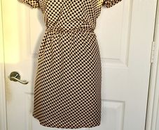 Brand New Heart Dress from Maisy size 10 in light pink and navy