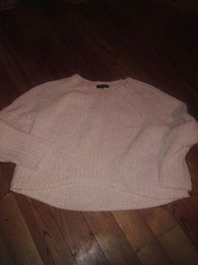 Ladies Baby Pink Jumper