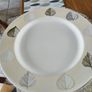 Set of 7 plates by kiln craft Maine b s 6748 dinner plates Maine 30 cm. dimeter made in England c 2000 microwave and dishwasher safe. Image 7
