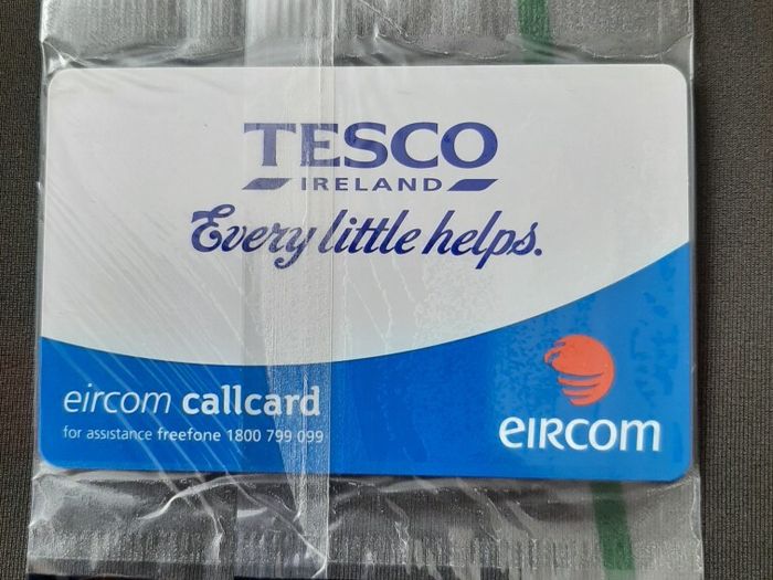 Mint call card tesco in wrapping
