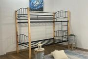 Sturdy Wooden &amp; Metal Bunk Bed