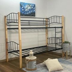 Sturdy Wooden & Metal Bunk Bed