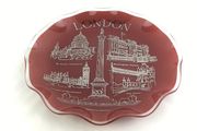 London glass decorative plate