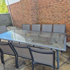 Huge Table and Chairs Outdoor Furniture