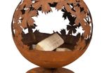 Esschert Design Fire Pit Laser Cut Leaves Rust FF293