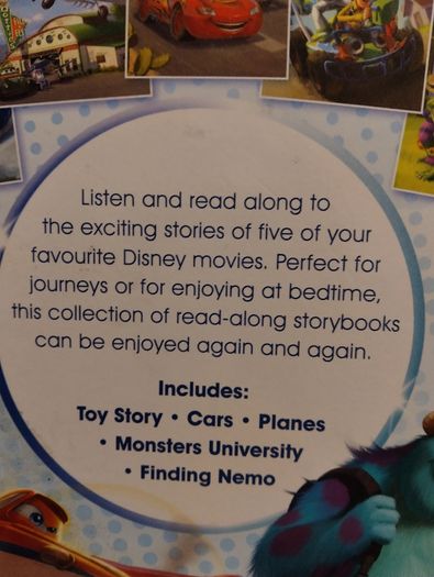 Disney My Favourite Adventures, 5 read along hardback storybooks and cd set