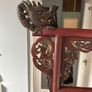 Antique Chinese Red Lacquer Wash Basin Stand Image 7