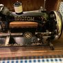Antique Brotom Sewing machine. (Hand) 100 yrs Image 6