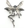 Vintage 1989 Sterling Silver Fairy Brooch, Full Birmingham Hallmarks Image 4