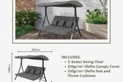 3-Seater Madeira Swing Chair - Only 279!