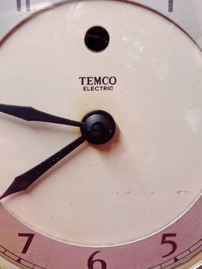 Vintage Temco Electric  Clock