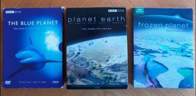 David Attenborough Blue Planet, Frozen Planet, Planet Earth