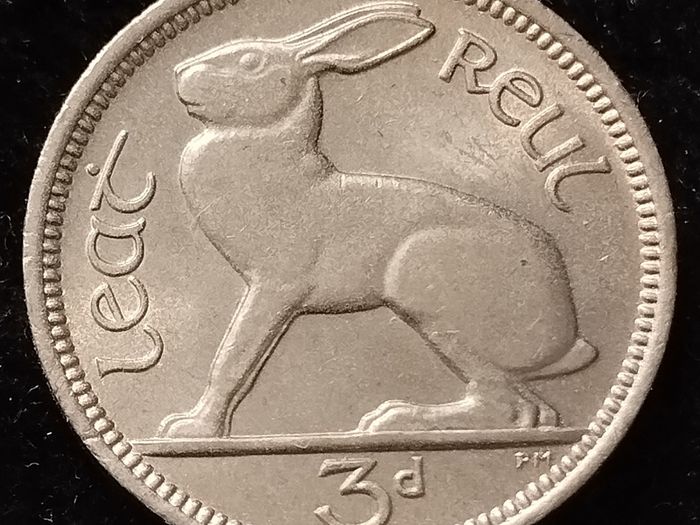 Ireland - 1968 - 3 Pence - Hare - UNC - KM.12a - [2078]