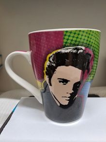 Elvis Presley Pop Art Fine China Mug