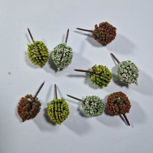 New Model Trees Pack F ( Hornby Bachmann Micro Scalextric Scenic Lima Carrera Train wargames )