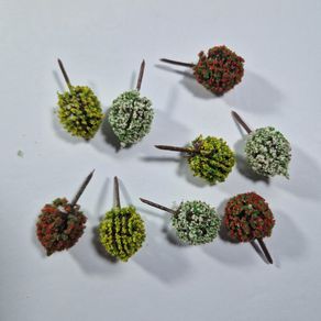 New Model Trees Pack F ( Hornby Bachmann Micro Scalextric Scenic Lima Carrera Train wargames )