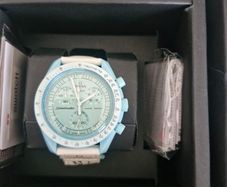Omega x Swatch/MoonSwatch Mission to Uranus wrist watch