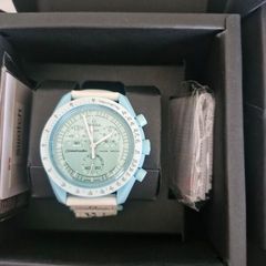 Omega x Swatch/MoonSwatch Mission to Uranus wrist watch
