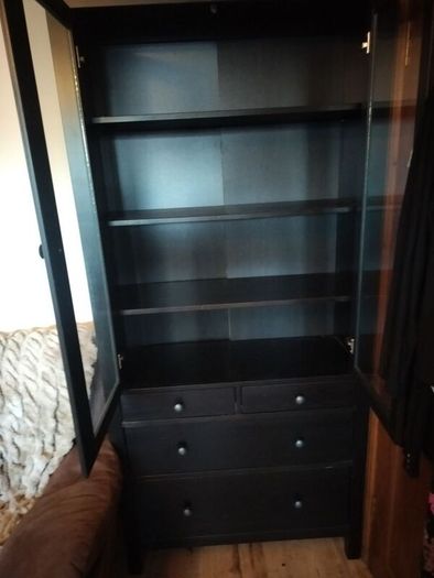 Hemnes glass cabinet