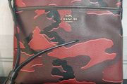 Authentic Coach North/South Camo Crossbody