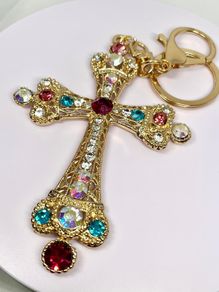 Beautiful keychains with Austrian crystals.