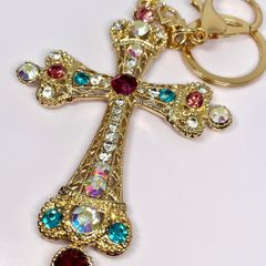 Beautiful keychains with Austrian crystals.
