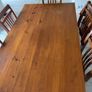 Wooden table & 6 chairs Image 6