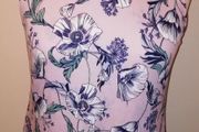 Per Una Ladies Top UK12 Petal Pink. Floral, Marks &amp; Spencer New With Tags Payment By REVOLUT or PAYPAL