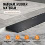 1.6" Rise Cuttable Threshold Ramp for Sweeping Robot, 35.4" Wide Natural Rubber Wheelchair Ramp Image 4