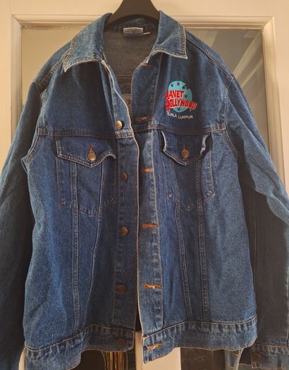 Vintage 1998 Planet Hollywood KL denim jacket